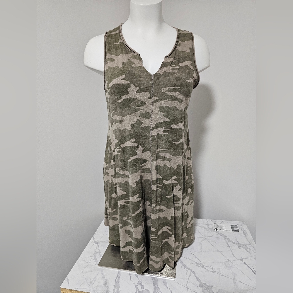 Camo tank dress